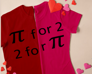 pi for 2,  amour et maths