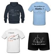vêtements homme humour maths t-shirt